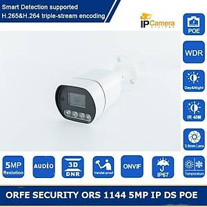 ORFE SECURITY ORS 1144 5MP IP DAH�L� SESL� POE G�VENL�K KAMERASI