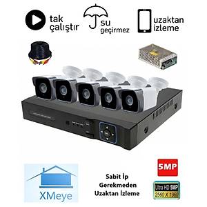 Oem 5 Kameral� 5.0mp AHD Eco Paket Kamera Sistemi - P505