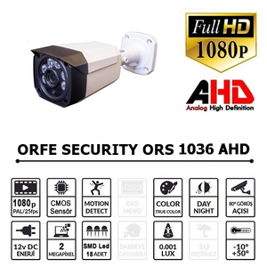 ORFE SECURITY ORS 1036 AHD G�VENL�K KAMERASI