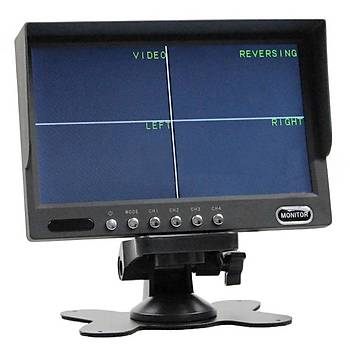 7'' inch CCTV QUAD Monitr (4 Girili)