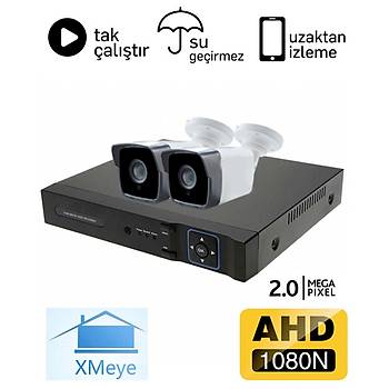 Oem 2 Kameral 2.0mp AHD Eco Paket Kamera Sistemi - P202