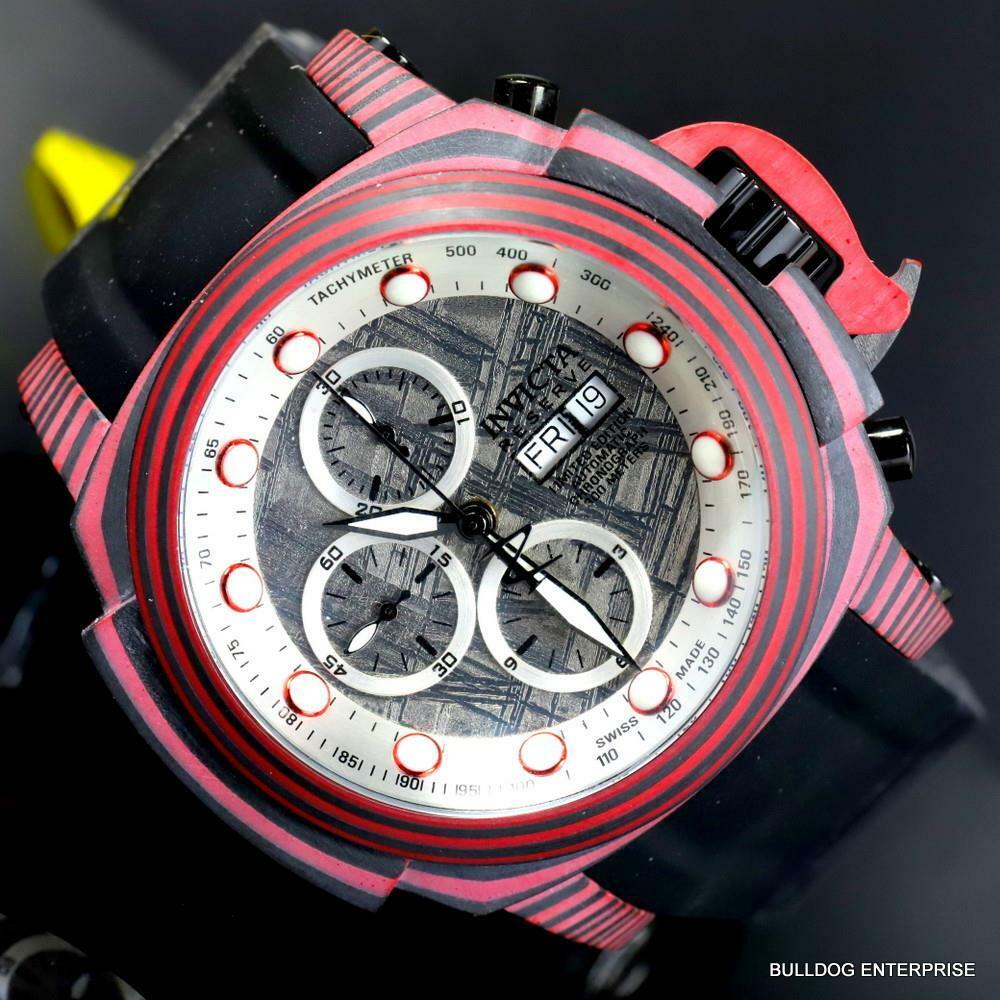 Invicta Reserve Carbon Meteorite Swiss Made Sellita SW500 Automatic