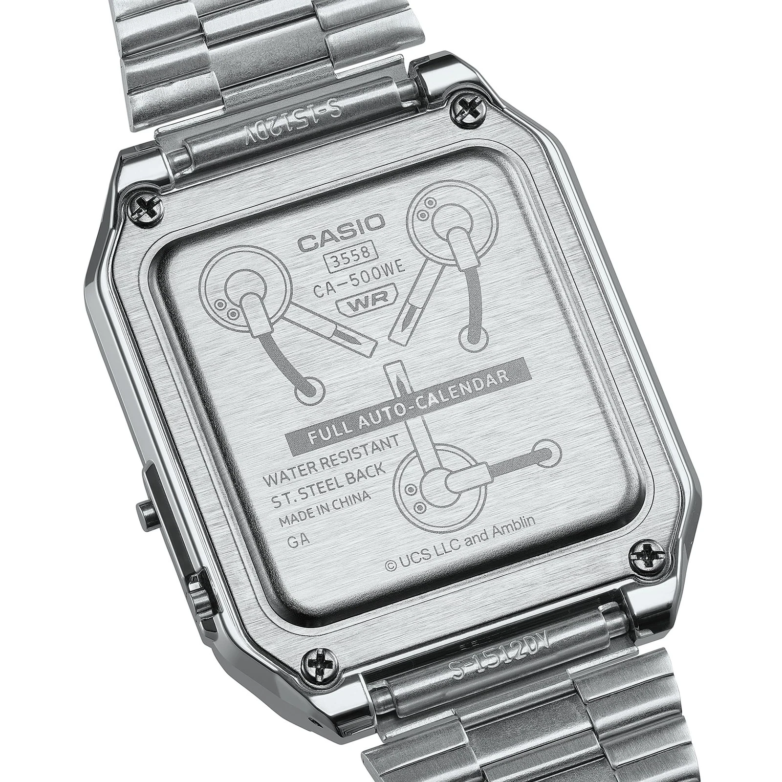CASIO Back to the Future Watch CA-500WEBF-1AJR Erkek Kol Saati
