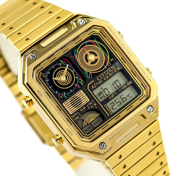 Citizen C-3PO Star Wars Analog Tone Digital JG2123-59E Erkek Citizen C-3PO Star Wars Analog Tone Digital JG2123-59E Erkek