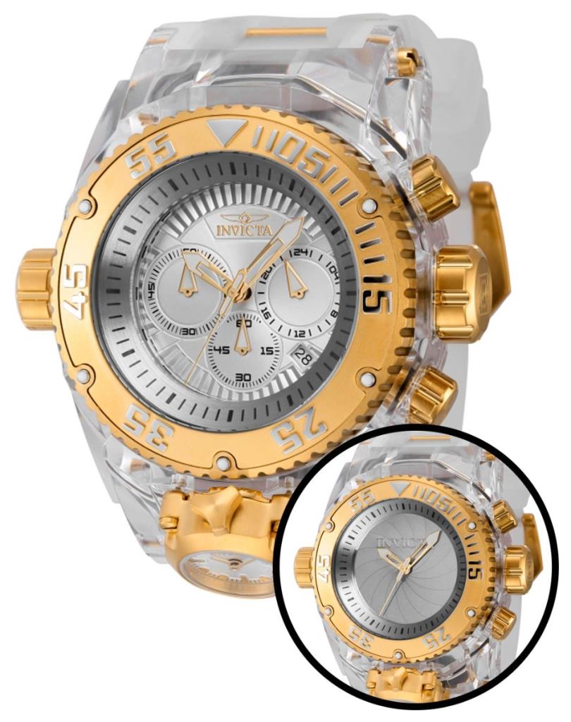 Invicta Bolt Zeus Magnum Shutter Erkek Kol Saati - 52mm Gold 43114 ...