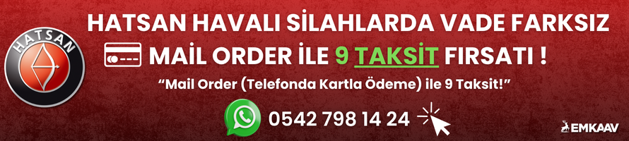 Hatsan Haval Silahlarda Vade Farksz 9 Taksit