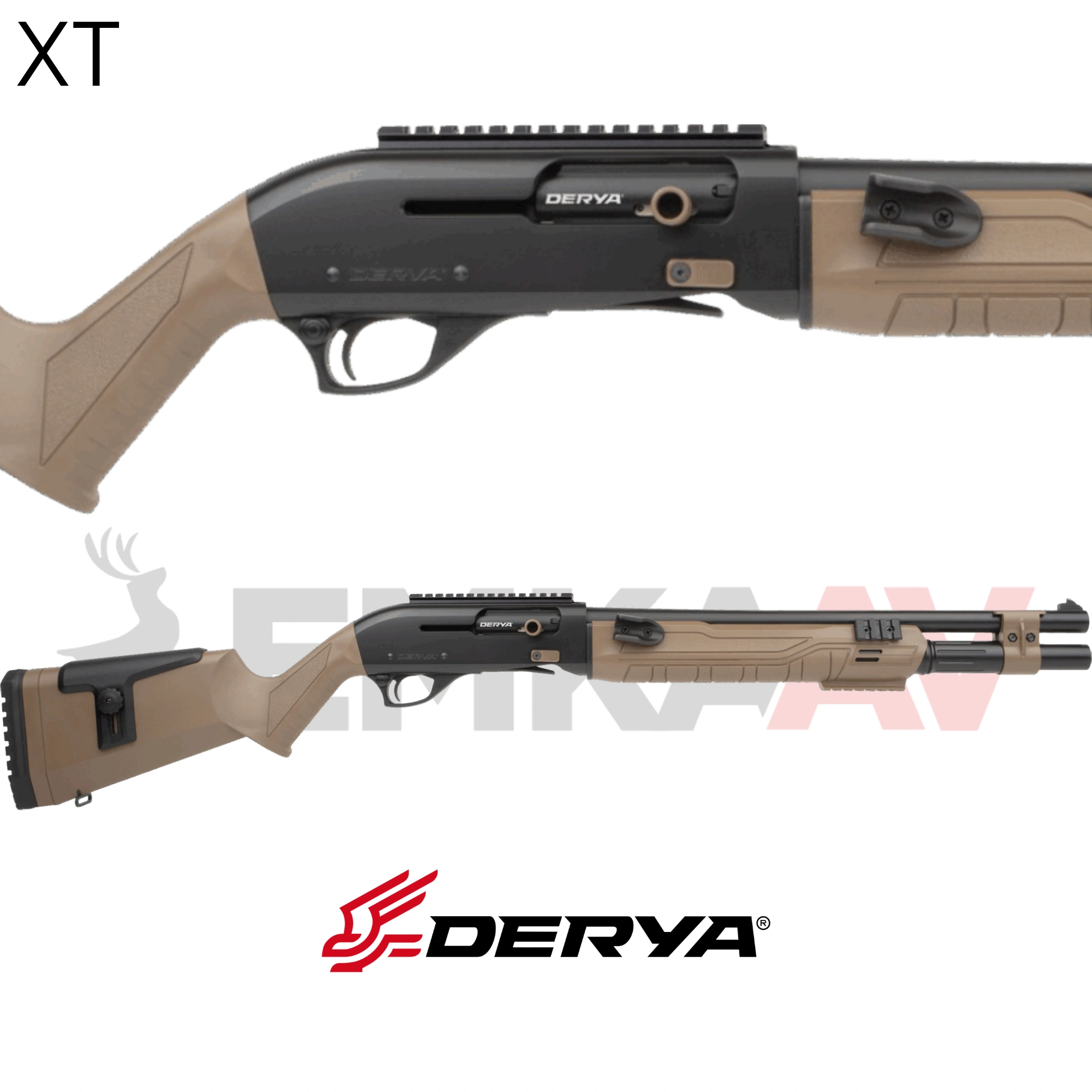 Derya XT-411C Dipçik Sahra Çöl Yarı Otomatik Av Tüfeği