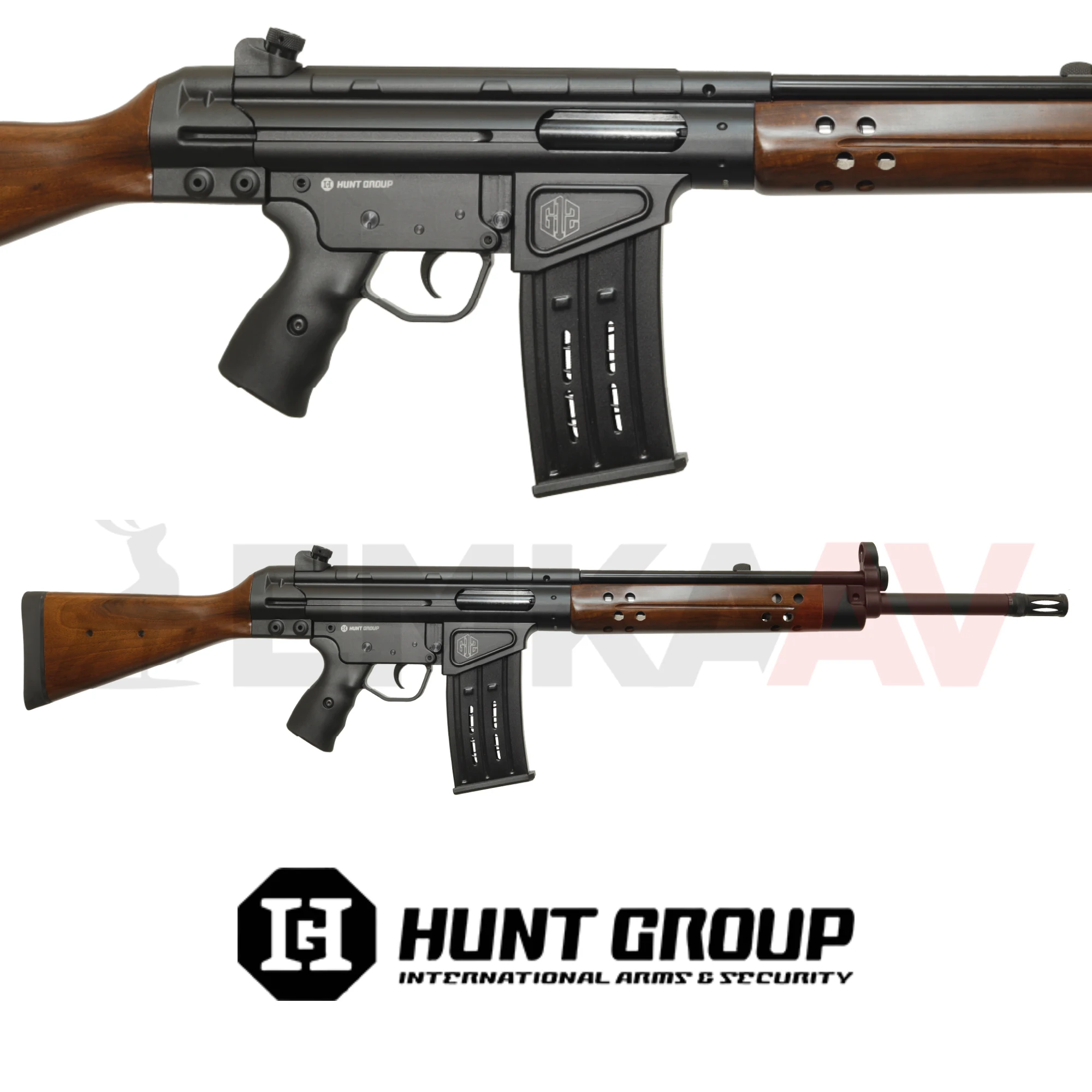 Hunt Group G12-W Ahşap Şarjörlü Otomatik Av Tüfeği (G3)