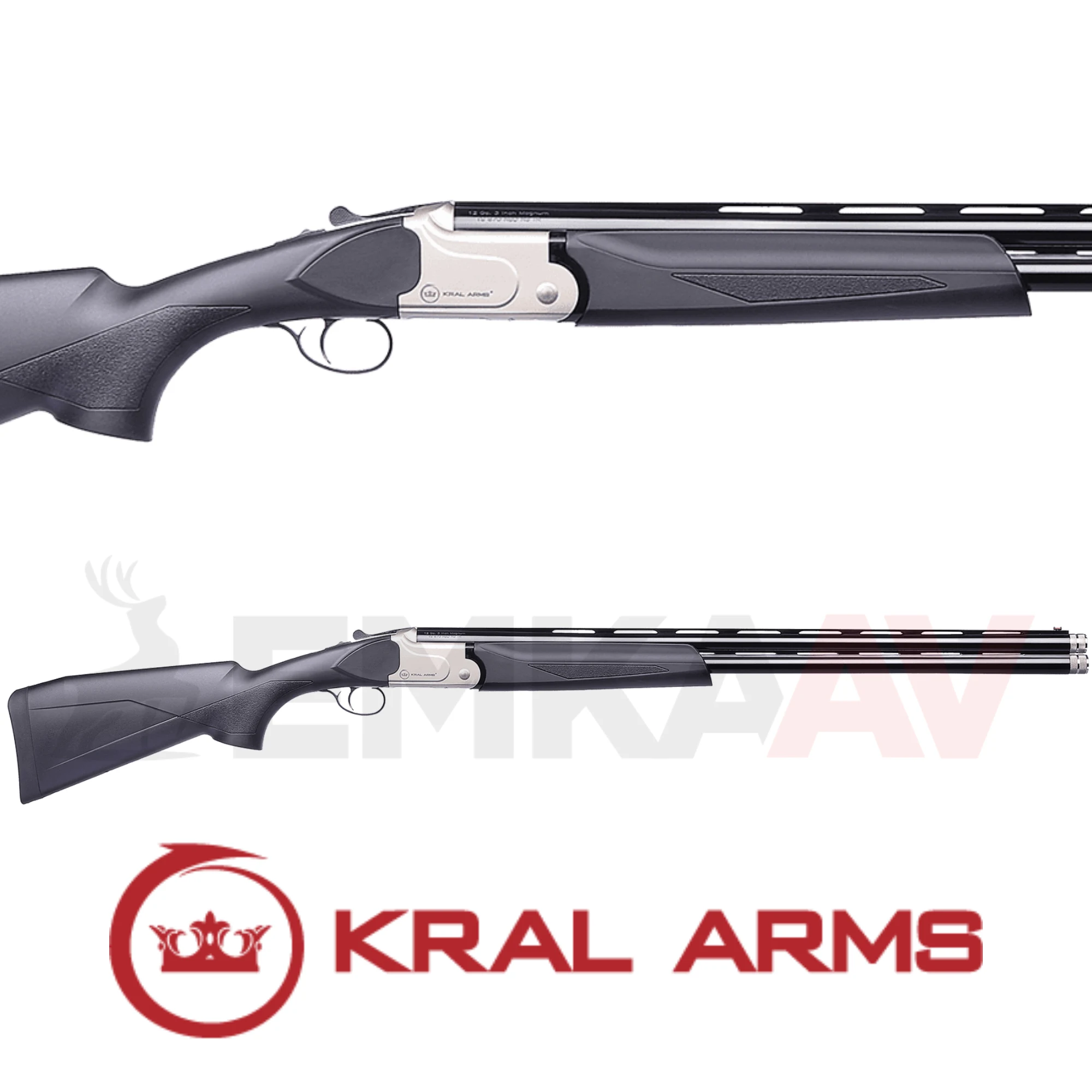 Kral Arms Caracara Sentetik Beyaz Süperpoze Av Tüfeği (CSW-0001 - EJEKTÖRLÜ)
