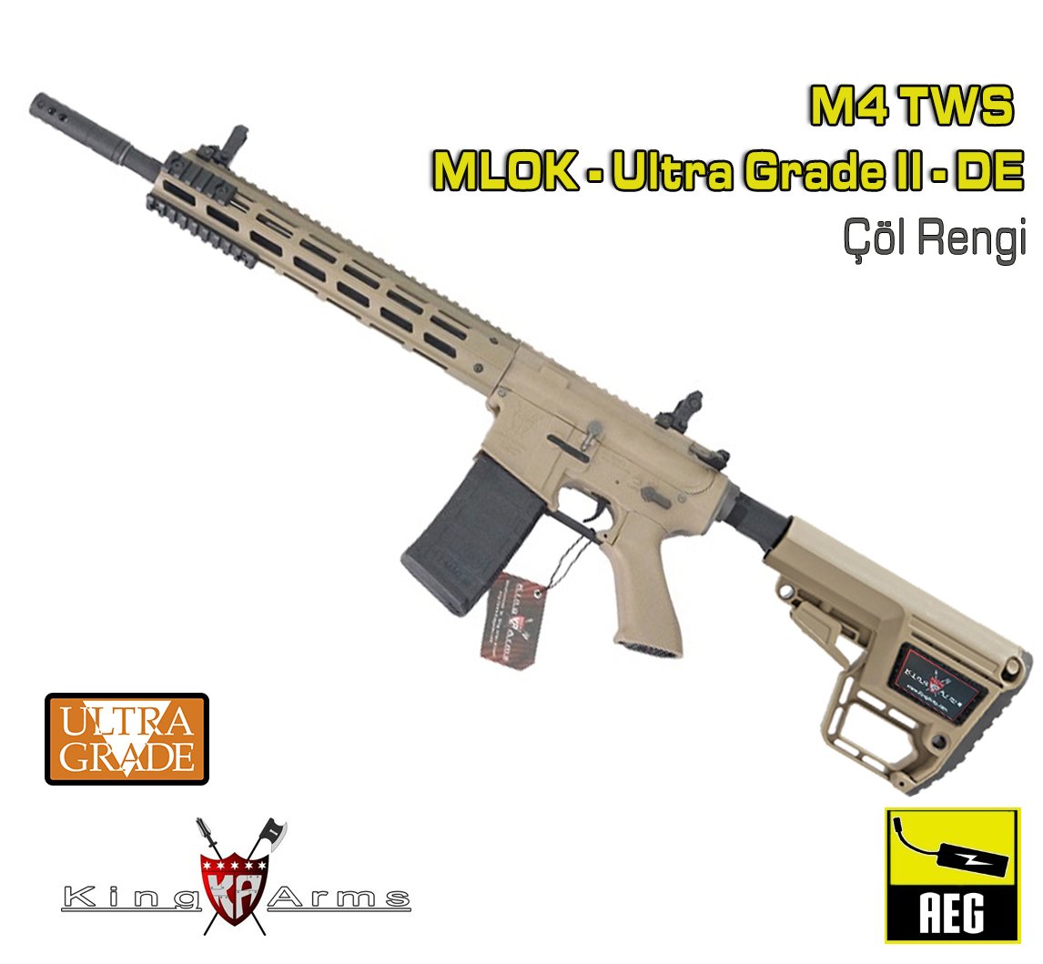 M4 TWS M-LOK Ultra Grade II - Çöl Rengi