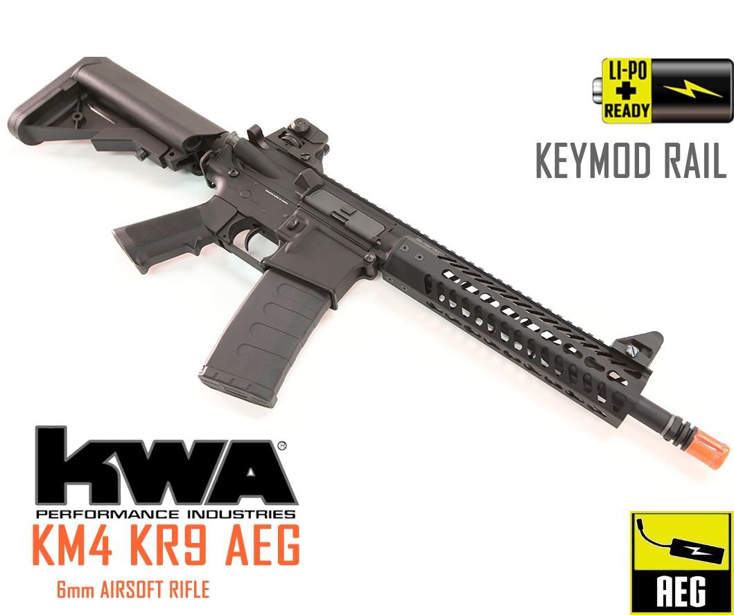 KWA KM4 KR9 LIPO READY AEG AIRSOFT TÜFEK