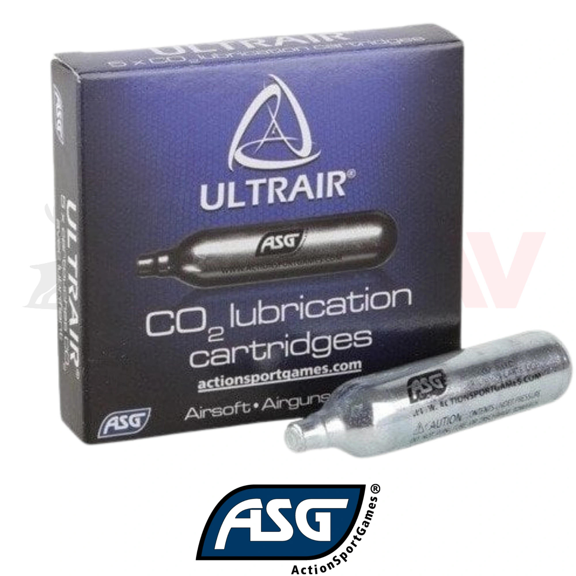 ASG 12 Gram Yağlayıcı CO2 Tüp - 5 Adet