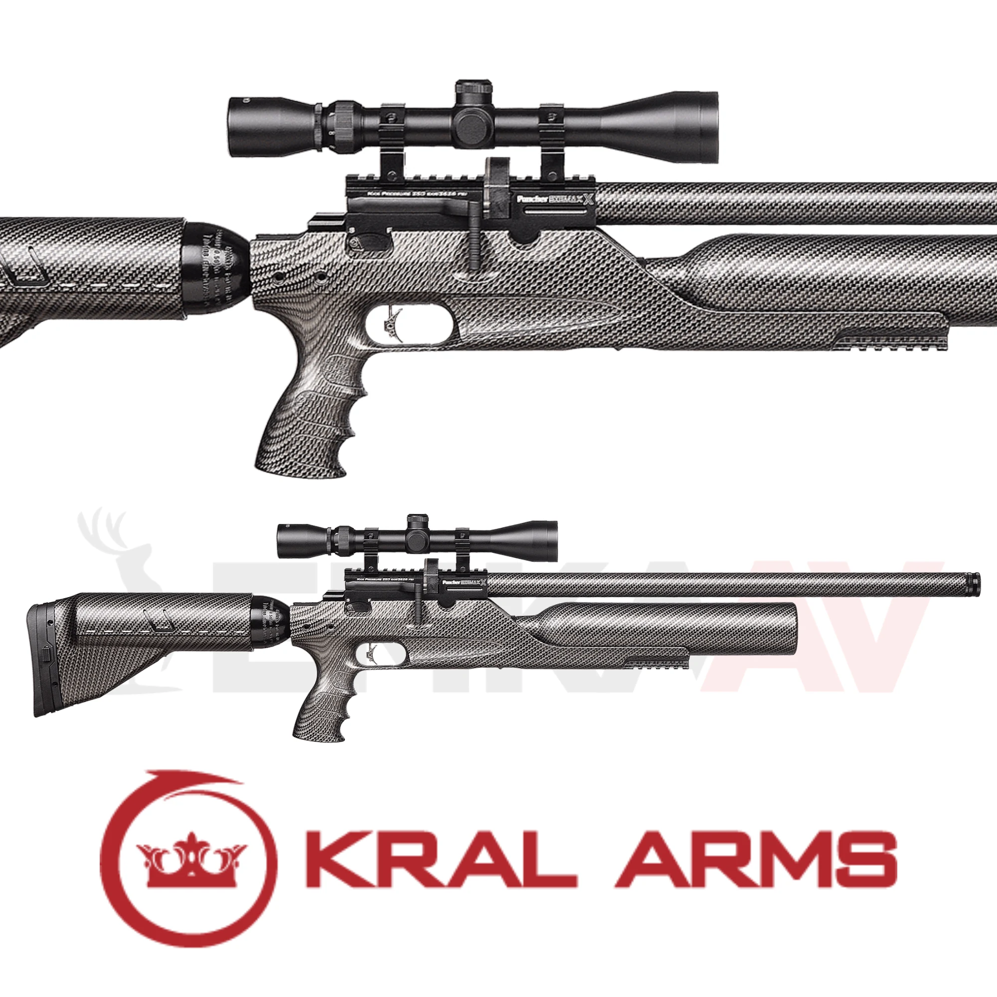Kral Arms Puncher Bigmax X Carbon PCP Havalı Tüfek