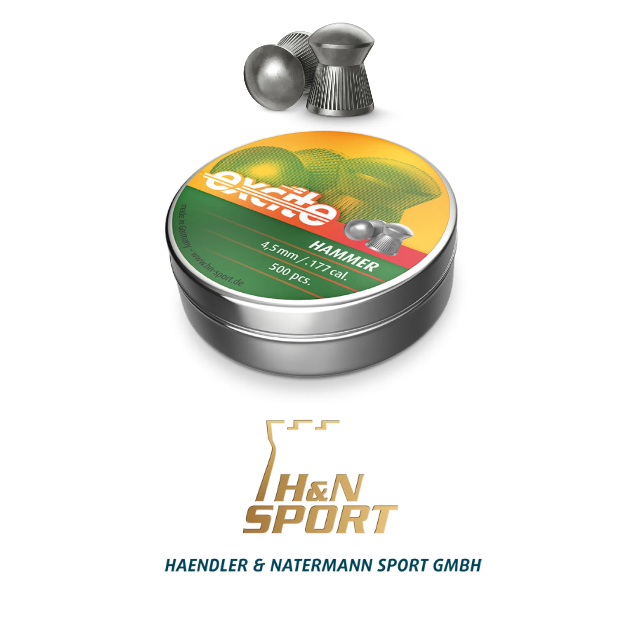 H&N Excite Hammer 4.5 mm Saçma / 500 Adet
