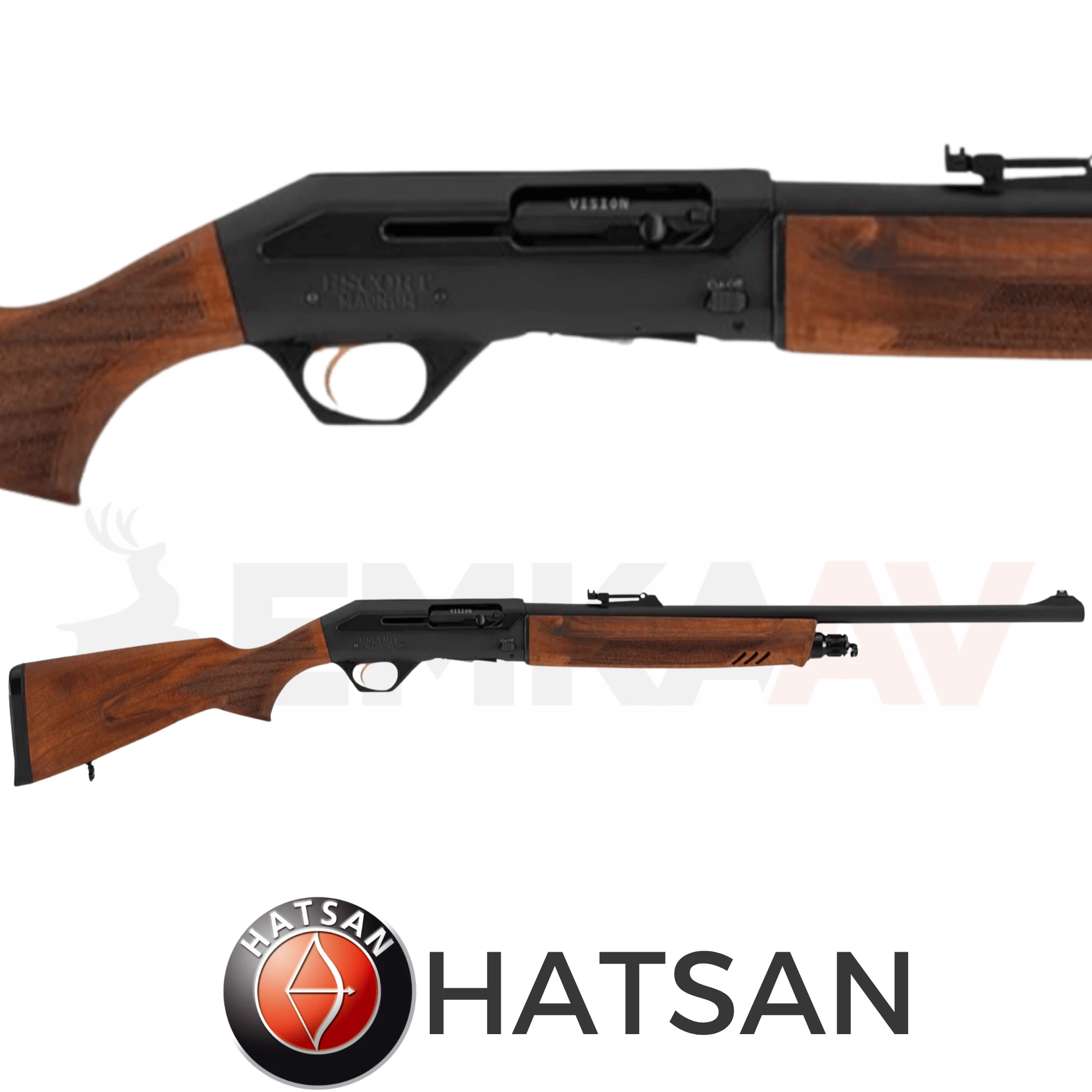 Hatsan Escort Vision Slug Ahşap Yarı Otomatik Av Tüfeği