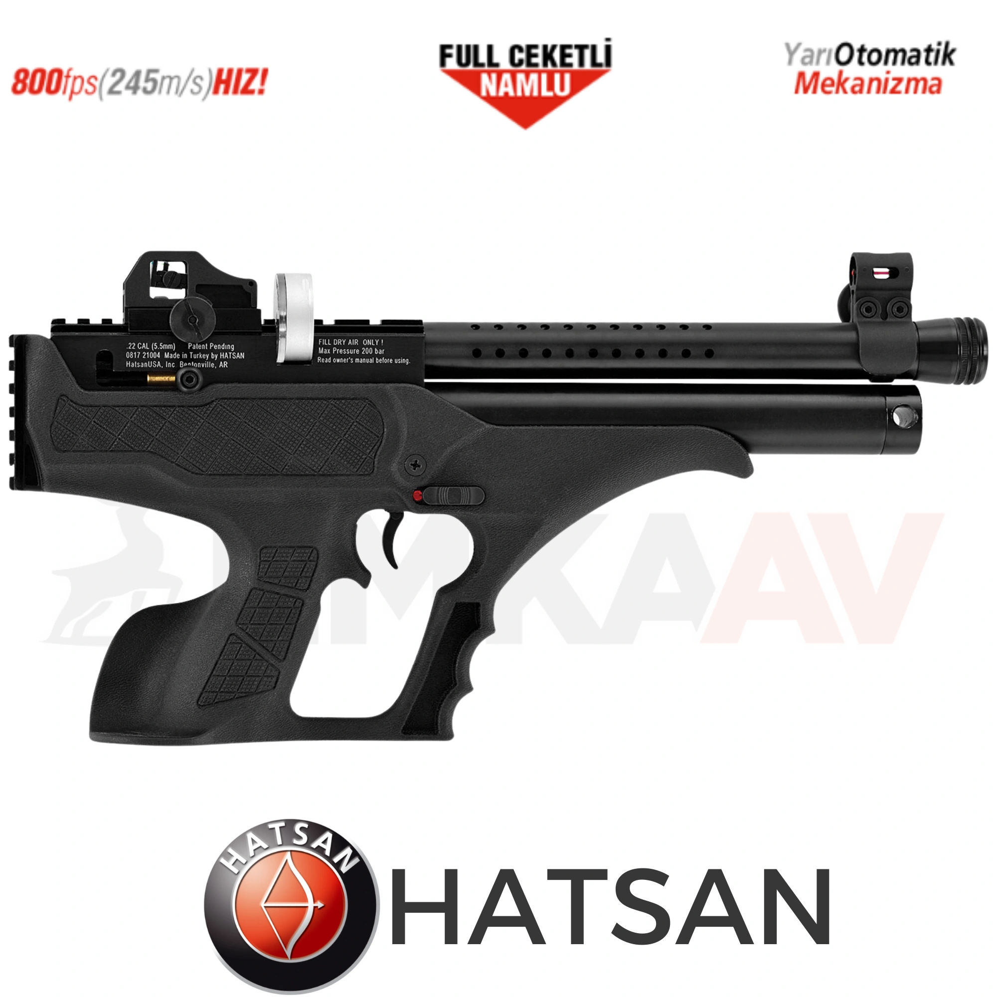 Hatsan Sortie PCP Havalı Tabanca