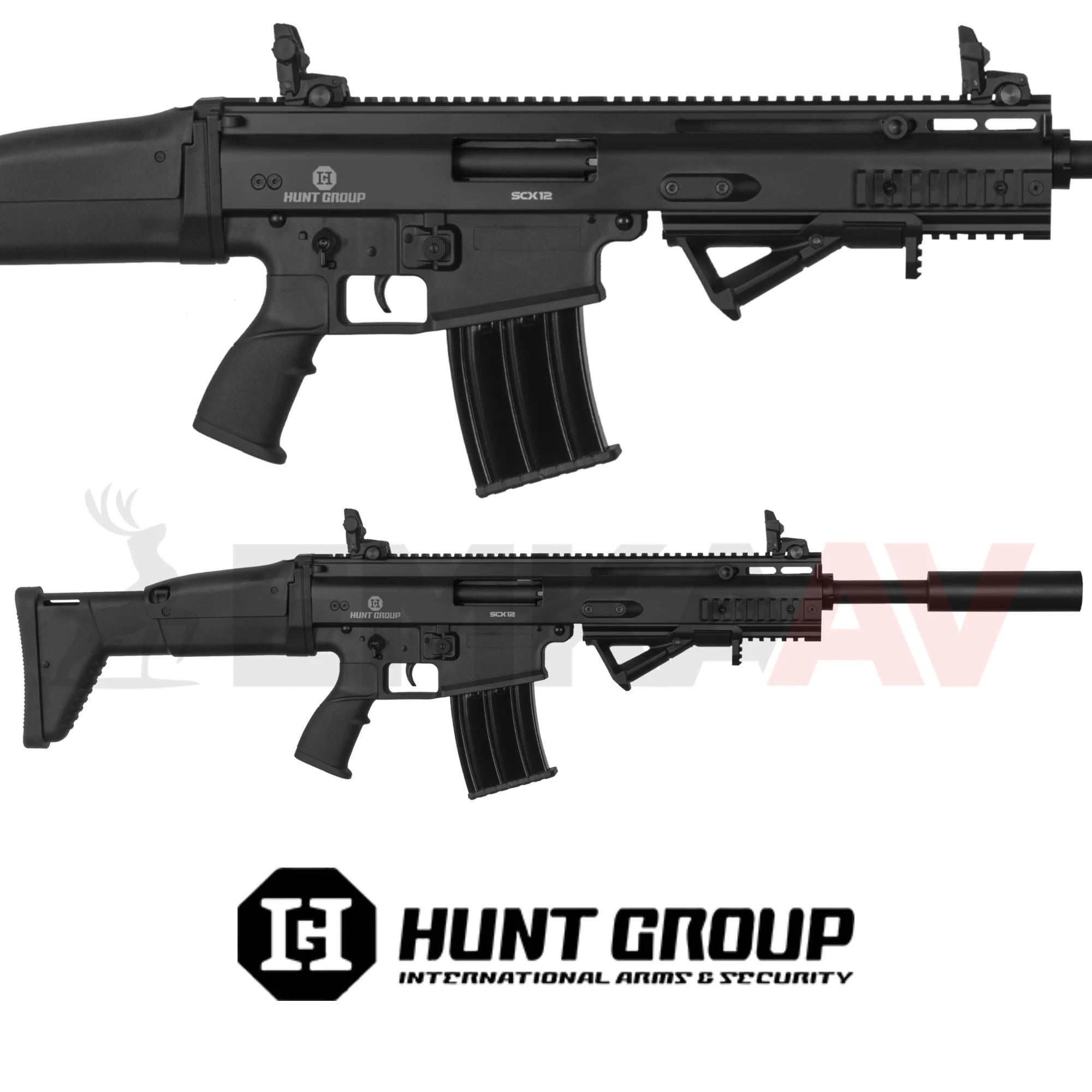 Hunt Group SCX12 Şarjörlü Av Tüfeği (FN-SCAR)