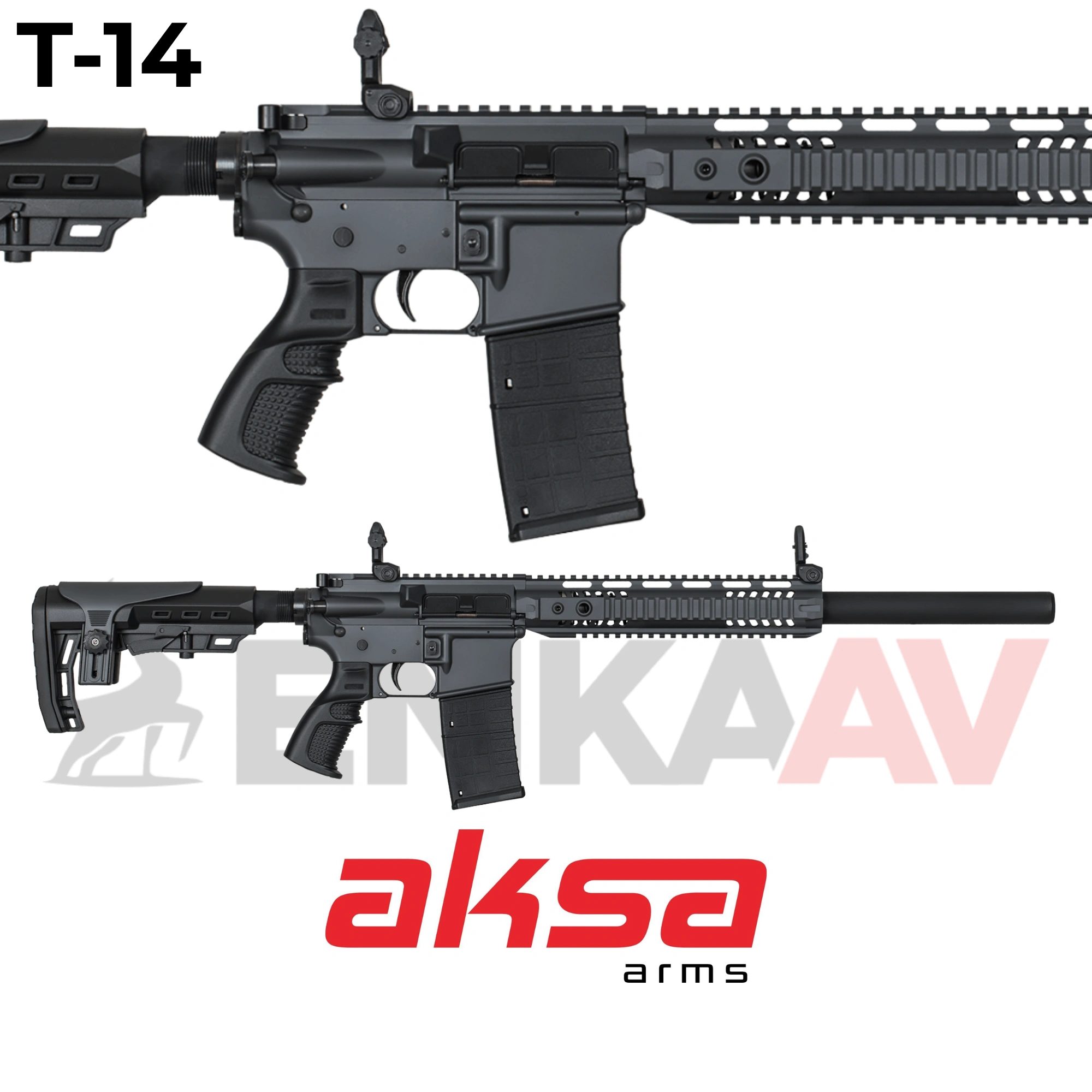 Aksa Crossfire T-1403 Tungsten 36 Kalibre Şarjörlü Otomatik Av