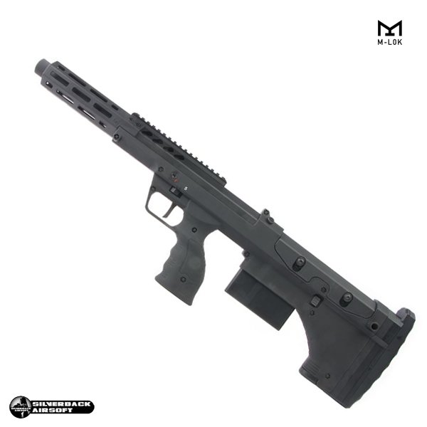 SILVERBACK SRS A2/M2 "16inç Namlu" Desert Tech Lisanslı SPORT Airsoft Sniper Tüfek - Siyah