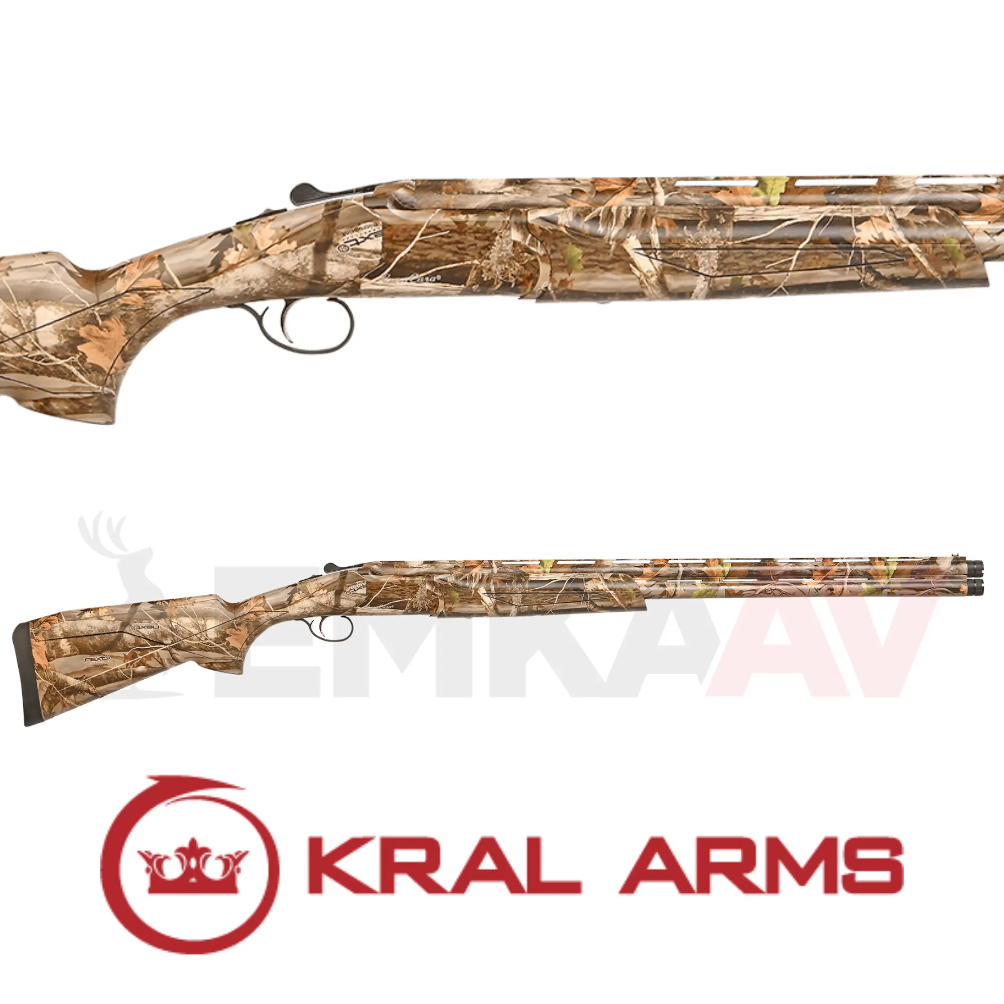 Kral Arms Caracara Sentetik Camo Süperpoze Av Tüfeği (CSFC-0001)
