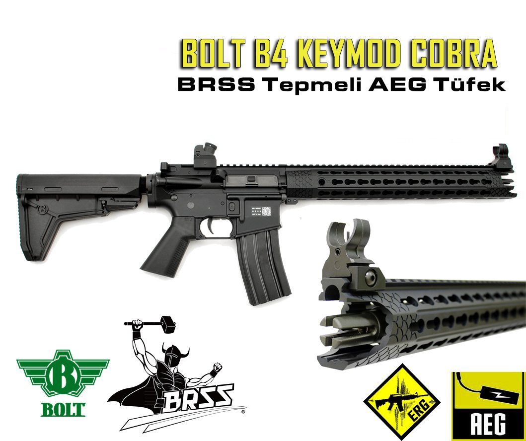 BOLT B4 KEYMOD COBRA BRSS Güçlendirilmiş Tepme Sistemli AEG