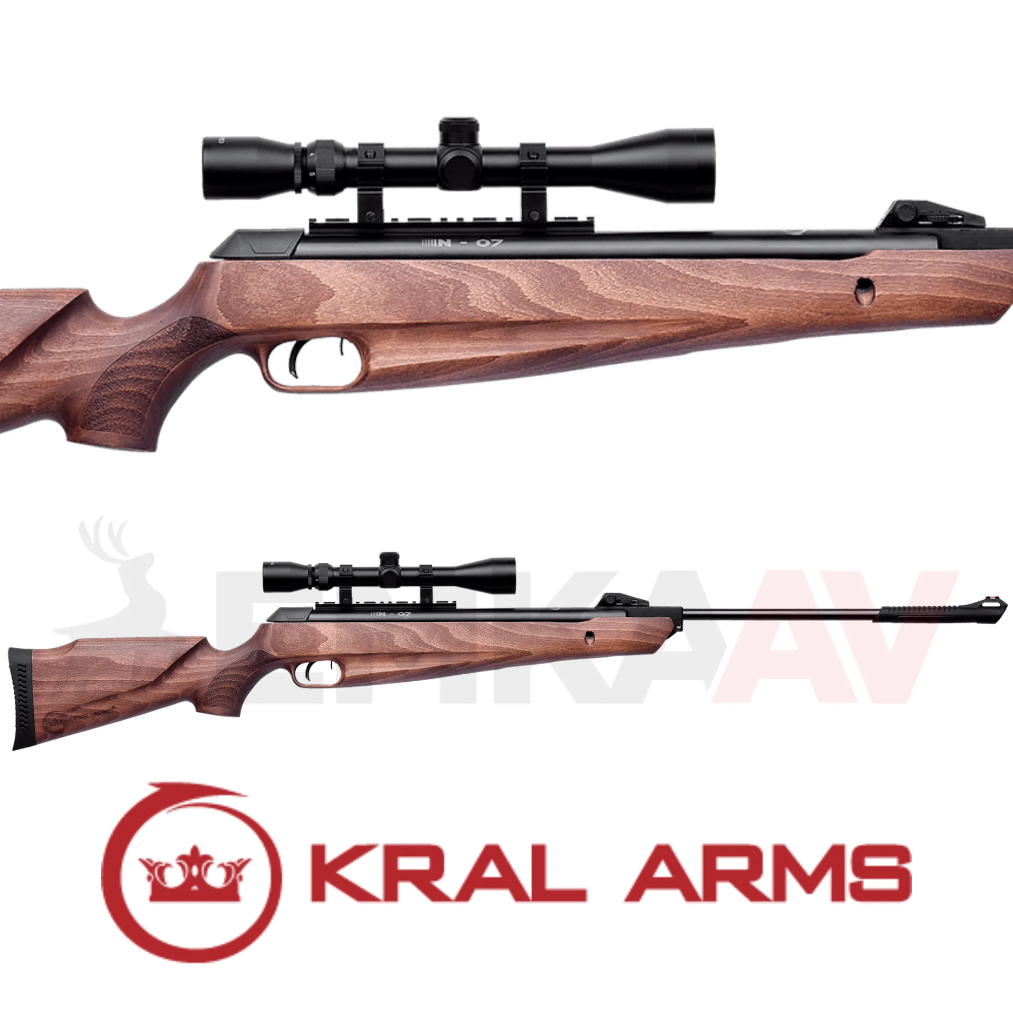 Kral Arms N-07 Wood Havalı Tüfek