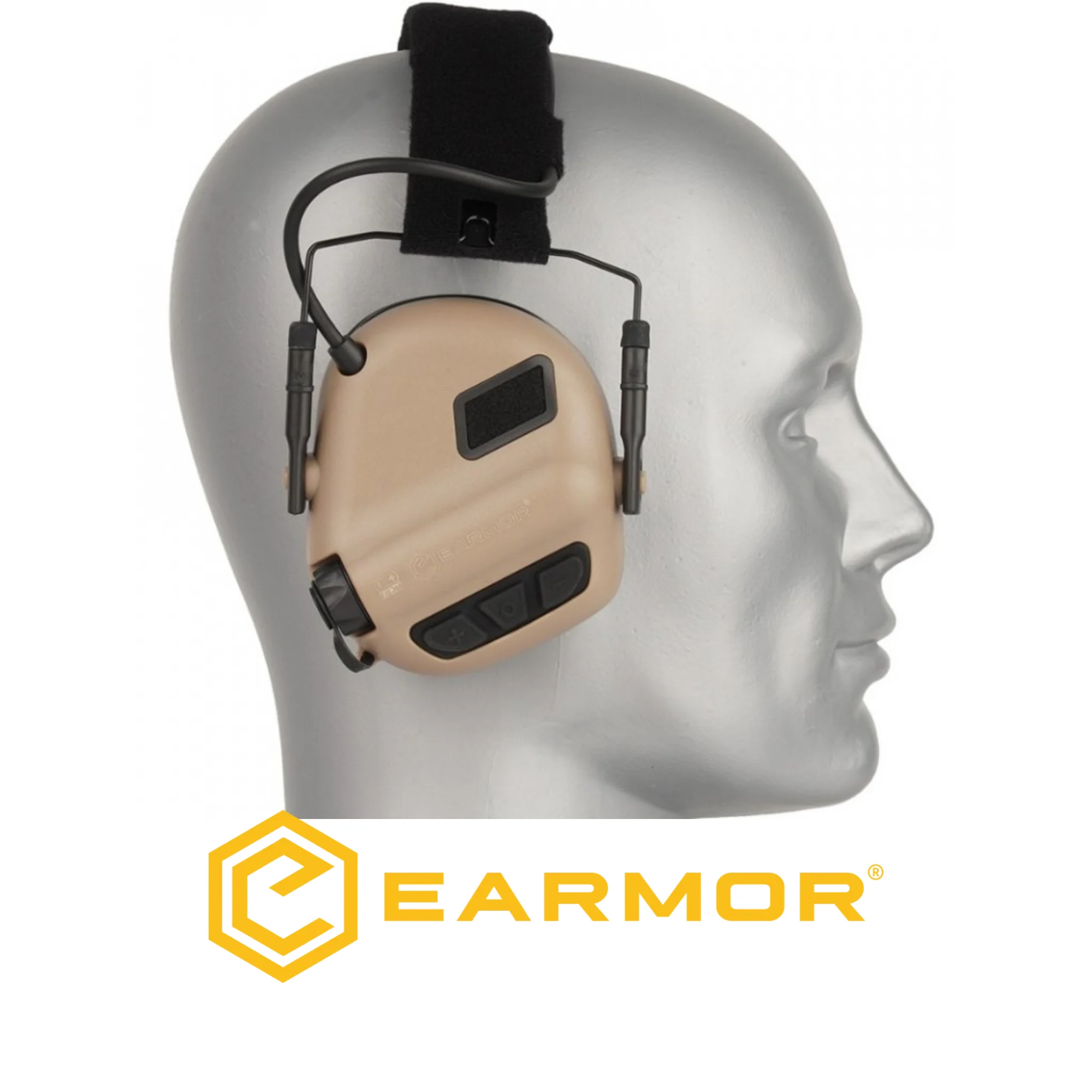 Earmor M31 PLUS Elektronik Atış Kulaklığı – Coyote Brown (Kahverengi)