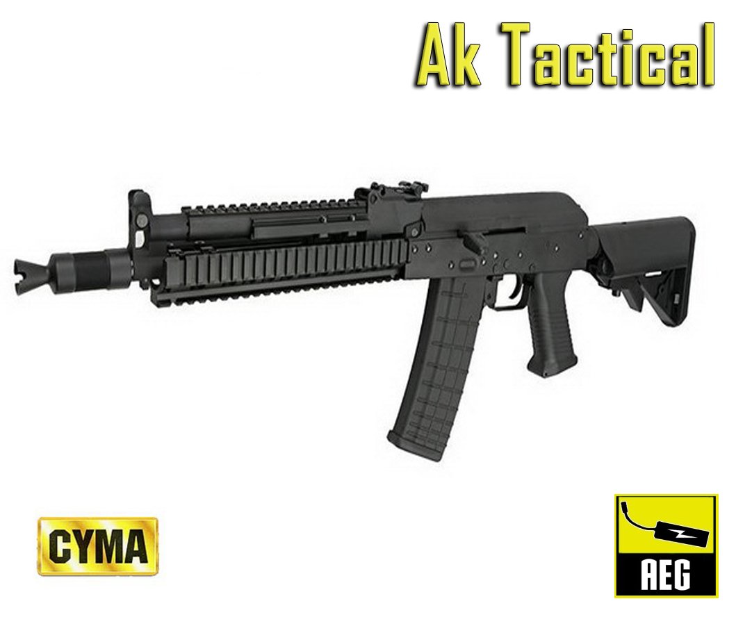 Cyma AK Tactical Full Metal AEG Airsoft Tüfek (0.40L)