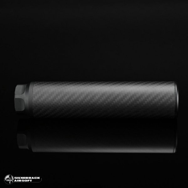 SILVERBACK Karbon Dummy Airsoft Susturucu Replika Kısa 24 mm CW