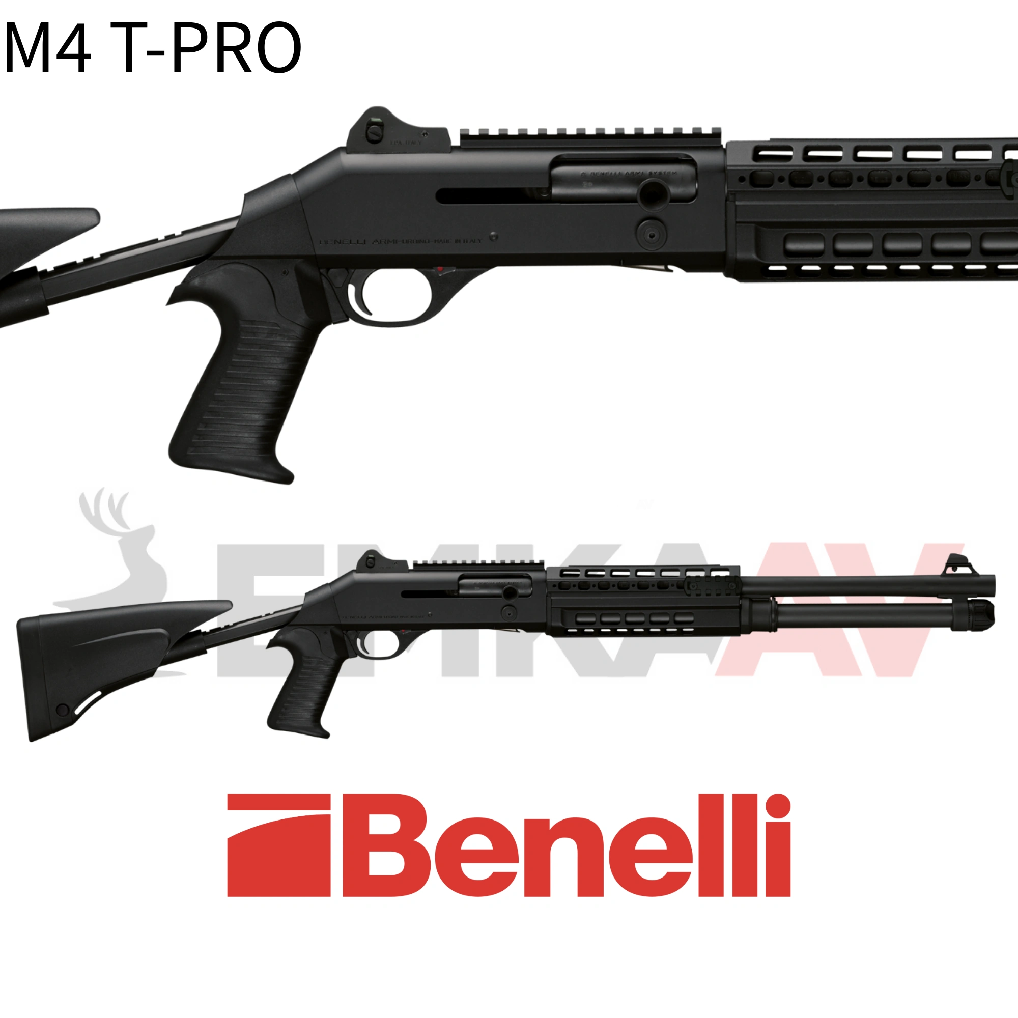 Benelli M4 T Pro Siyah Teleskopik Av Tüfeği