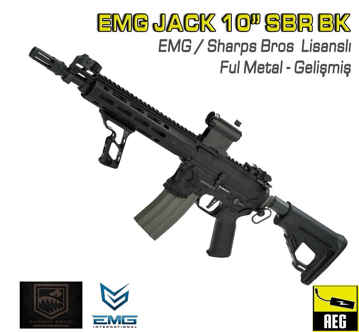 EMG Sharps Bros Jack 10 SBR BK