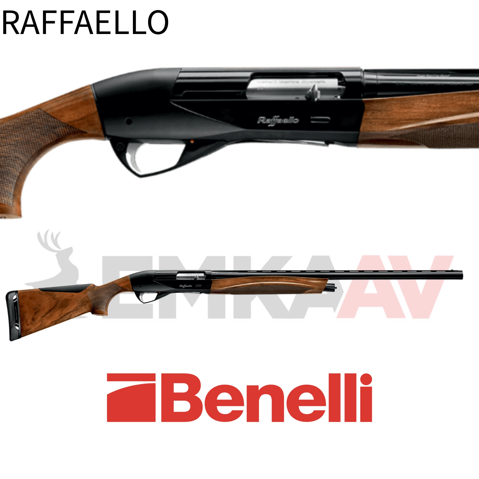 Benelli Raffaello Black Yarı Otomatik Av Tüfeği