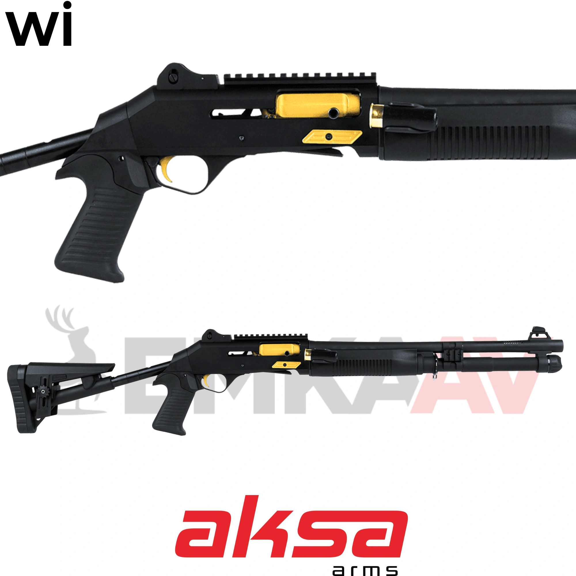 Aksa Crossfire Extreme Wi Plastik Kundaklı Siyah Otomatik Av Tüfeği