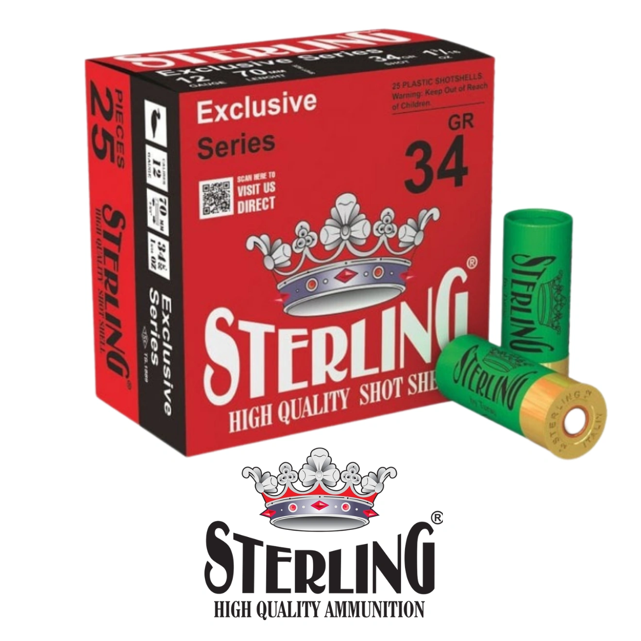 Sterling 12 CAL 34 GR Saçma Av Fişeği