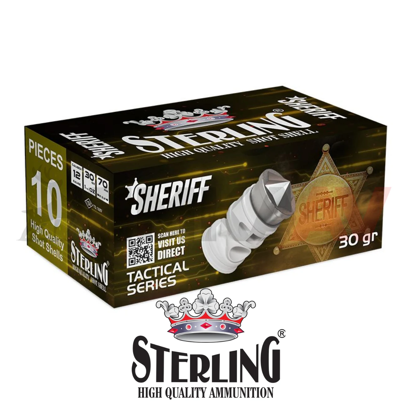 Sterling Sheriff Tek Kurşun 12 Kalibre Av Fişeği