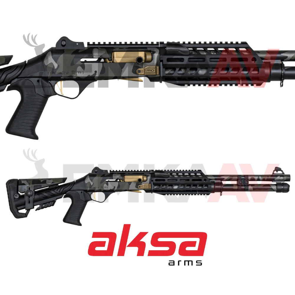 Aksa Crossfire S4 Extreme Pro Camo 1 Haki Otomatik Av Tüfeği