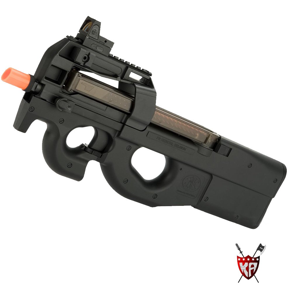 FN Lisanslı P90 Full Size Metal Gearbox Airsoft AEG / SIYAH