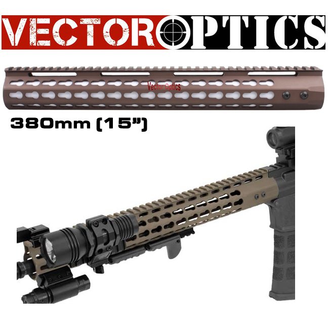 GenIII Slim 15" 380mm KeyMod Metal El Kundağı BRONZ
