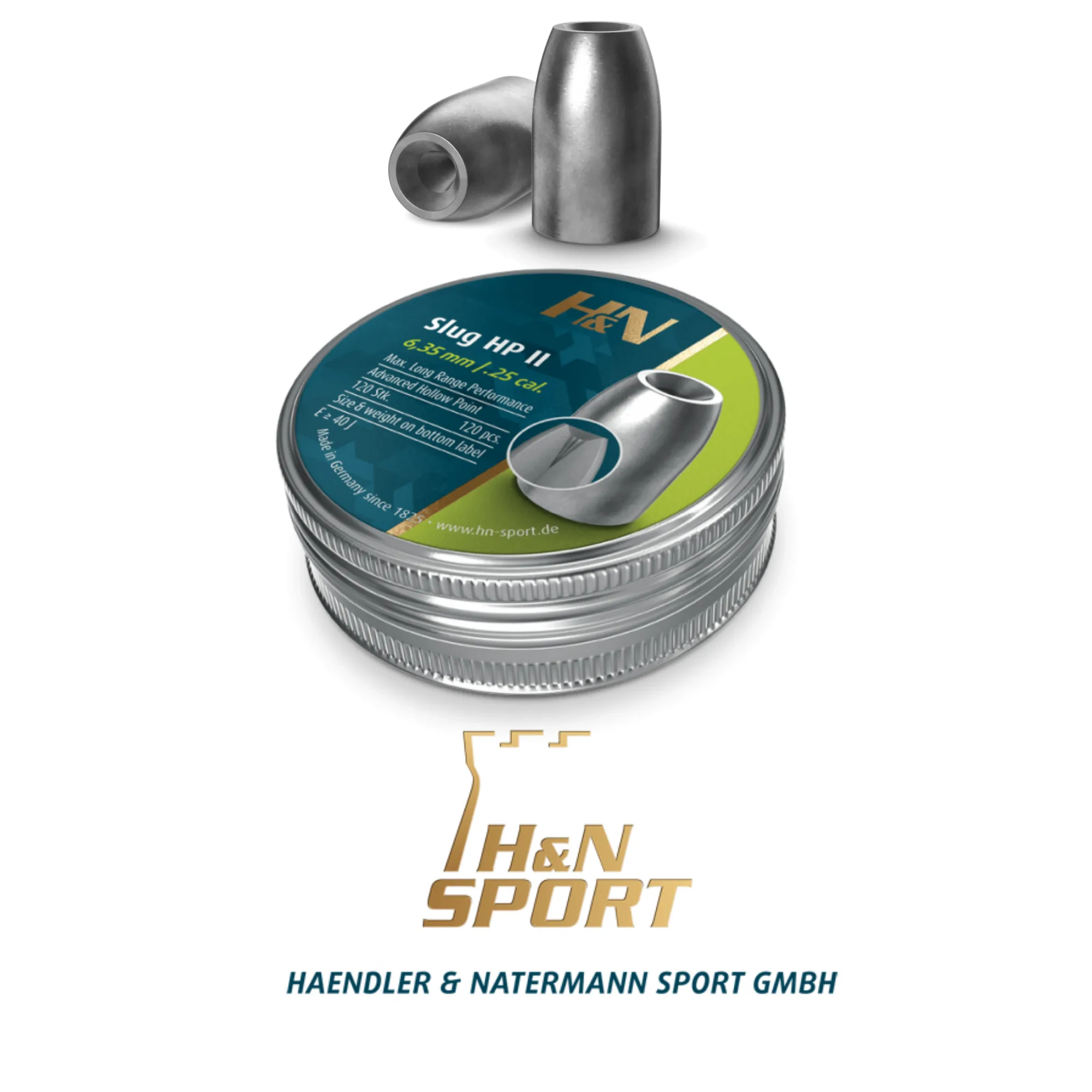 H&N Slug HP II 28 Grain 6.35 mm Saçma / 120 Adet
