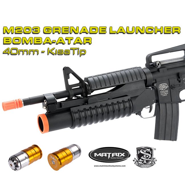 Matrix "Speed" 40mm M203 M4 M16 BOMBA ATAR KISA-SIYAH