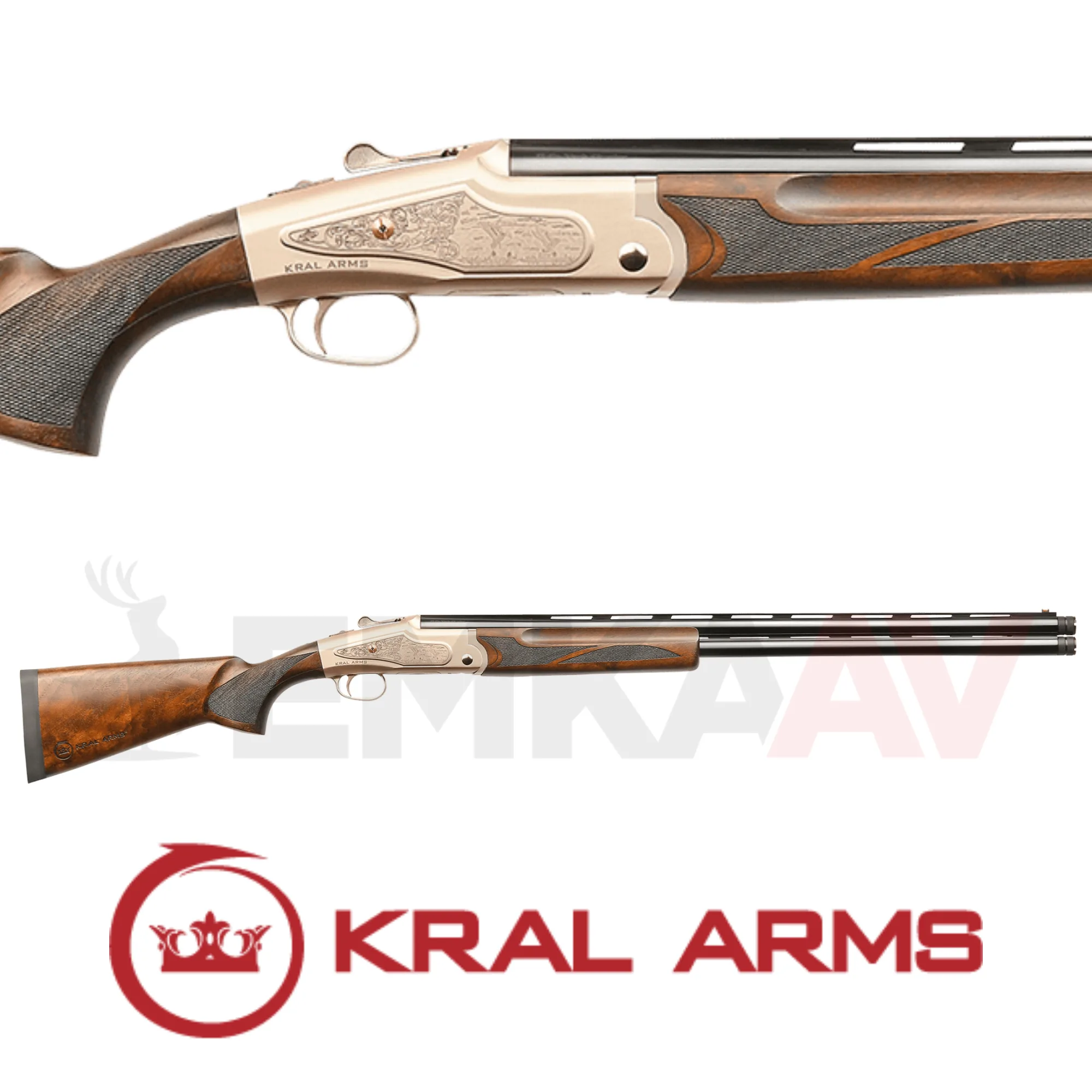 Kral Arms ST-500 Beyaz Süperpoze Av Tüfeği
