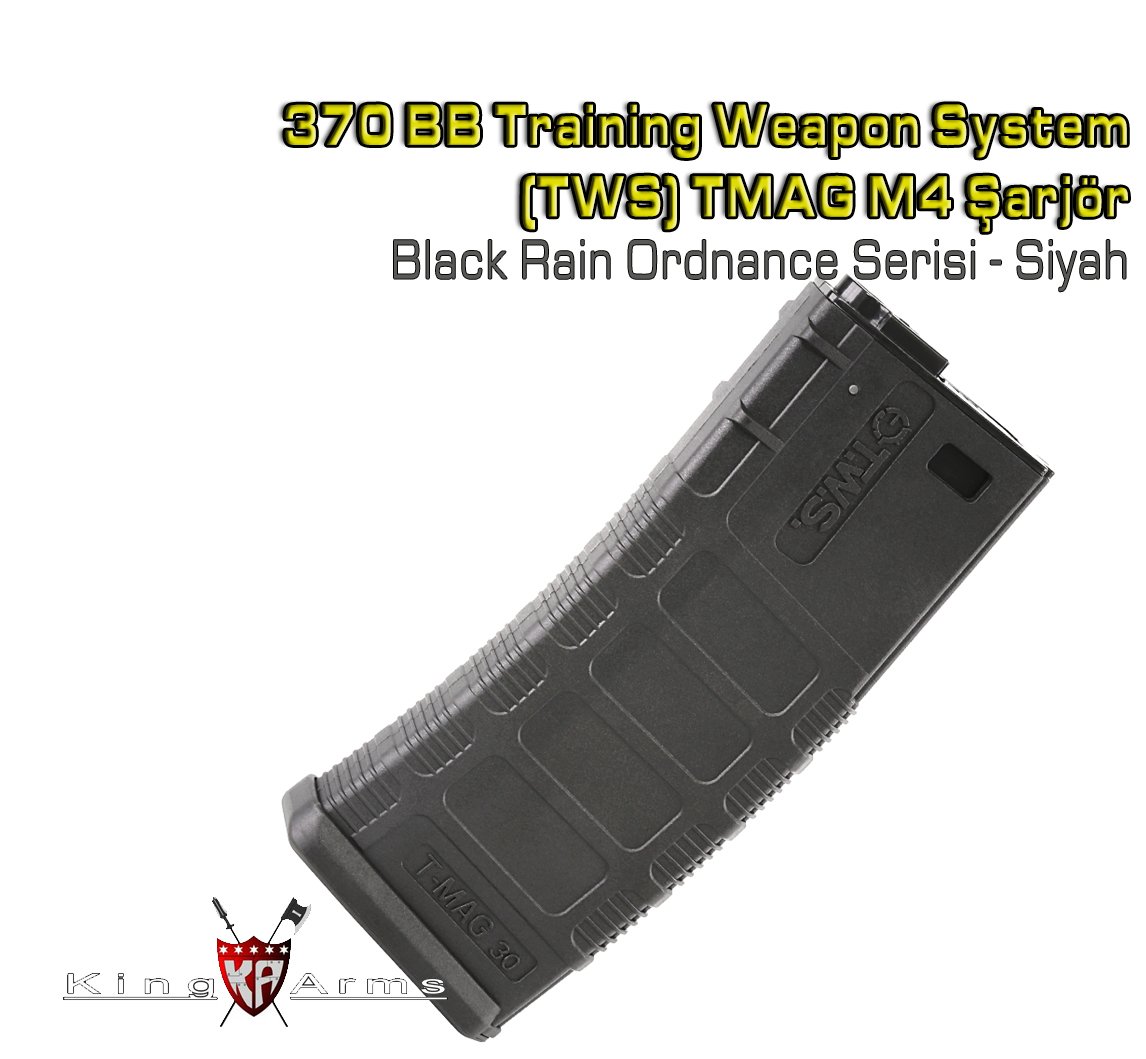 KINGARMS 370BB HICAPA TMAG M4 Şarjör - Siyah