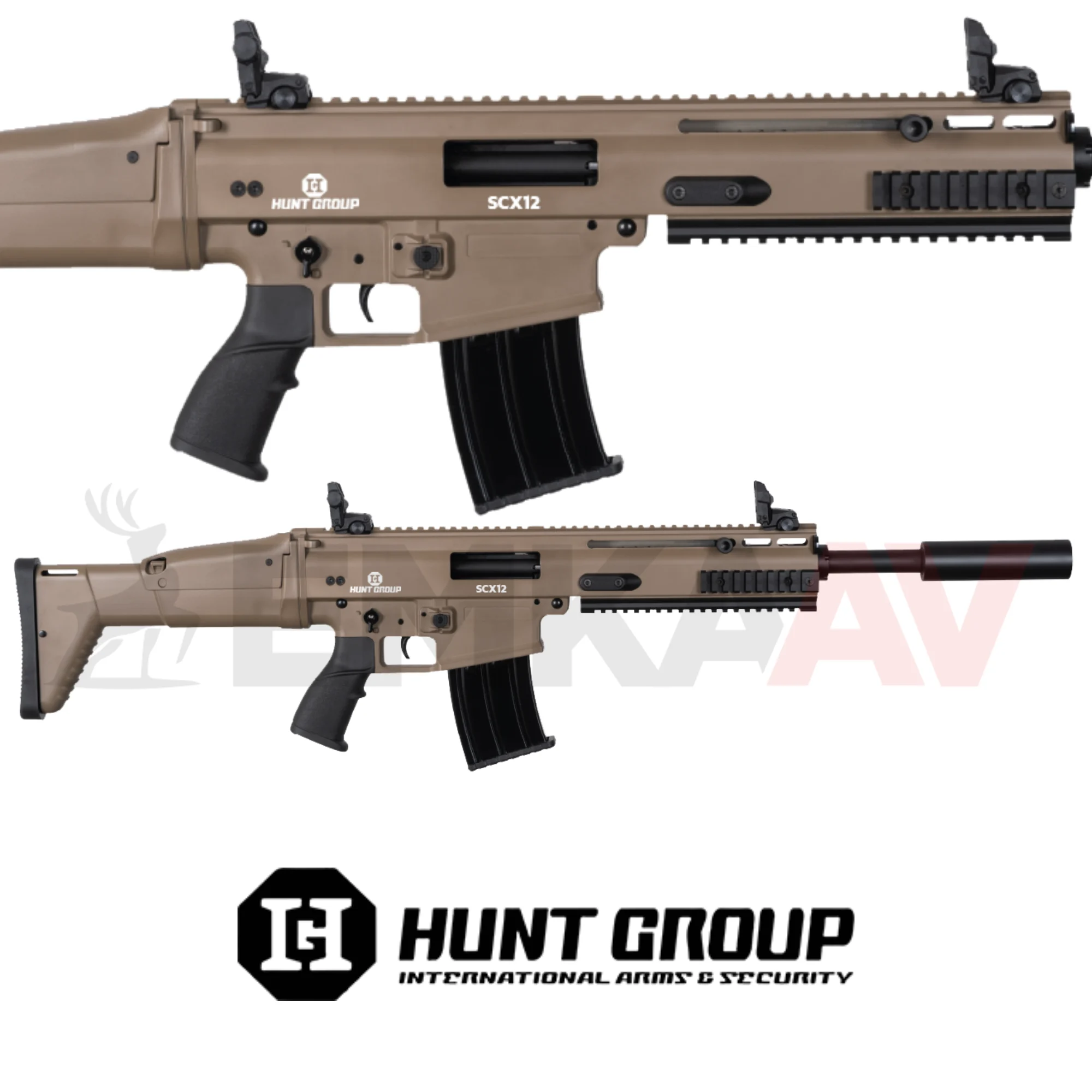 Hunt Group SCX12-007 FDE Şarjörlü Av Tüfeği (FN-SCAR)