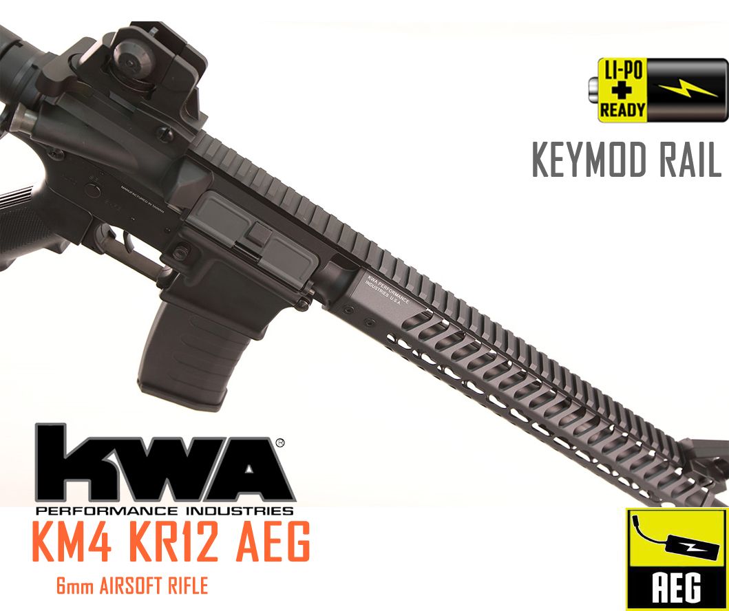 KWA KM4 KR12 LIPO READY AEG AIRSOFT TÜFEK