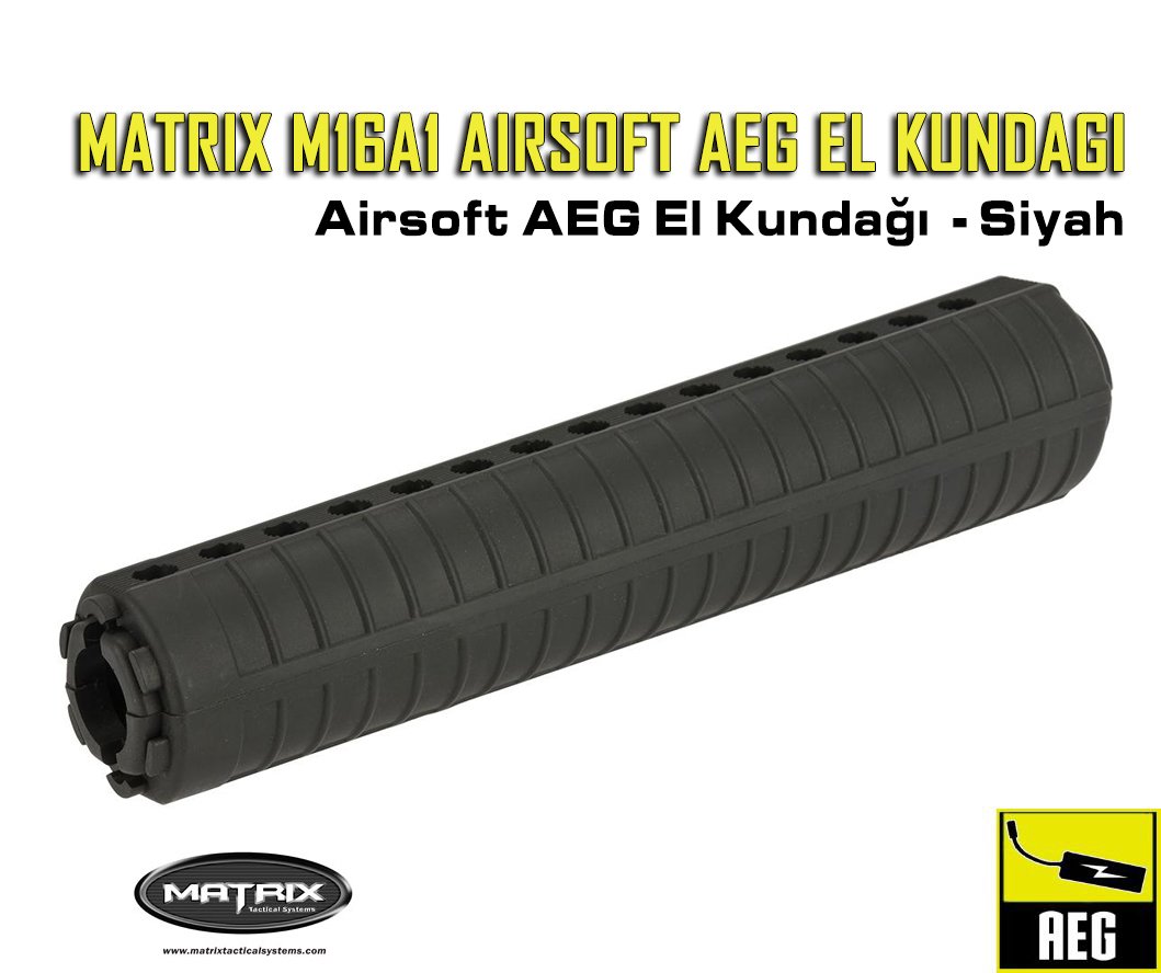 MATRIX M16A1 AIRSOFT AEG EL KUNDAĞI - Siyah