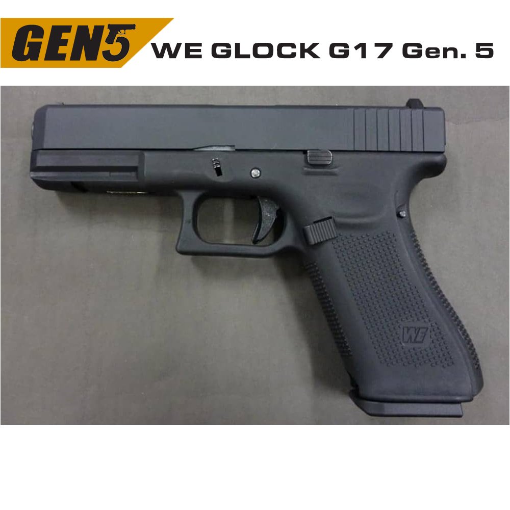 WE GLOCK G17 GEN5 SIYAH GBB AIRSOFT TABANCA