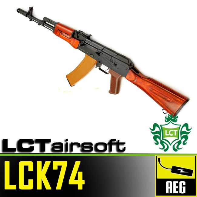 LCT LCK74 AK74 Airsoft Tüfek - Çelik - Gerçek Ağaç
