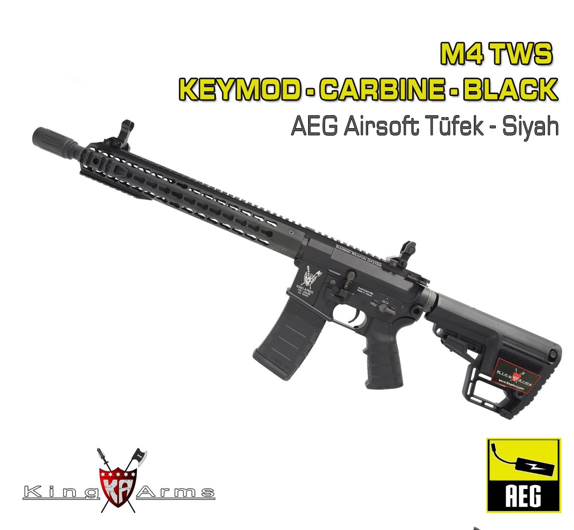 M4 TWS KeyMod Carbine - Siyah
