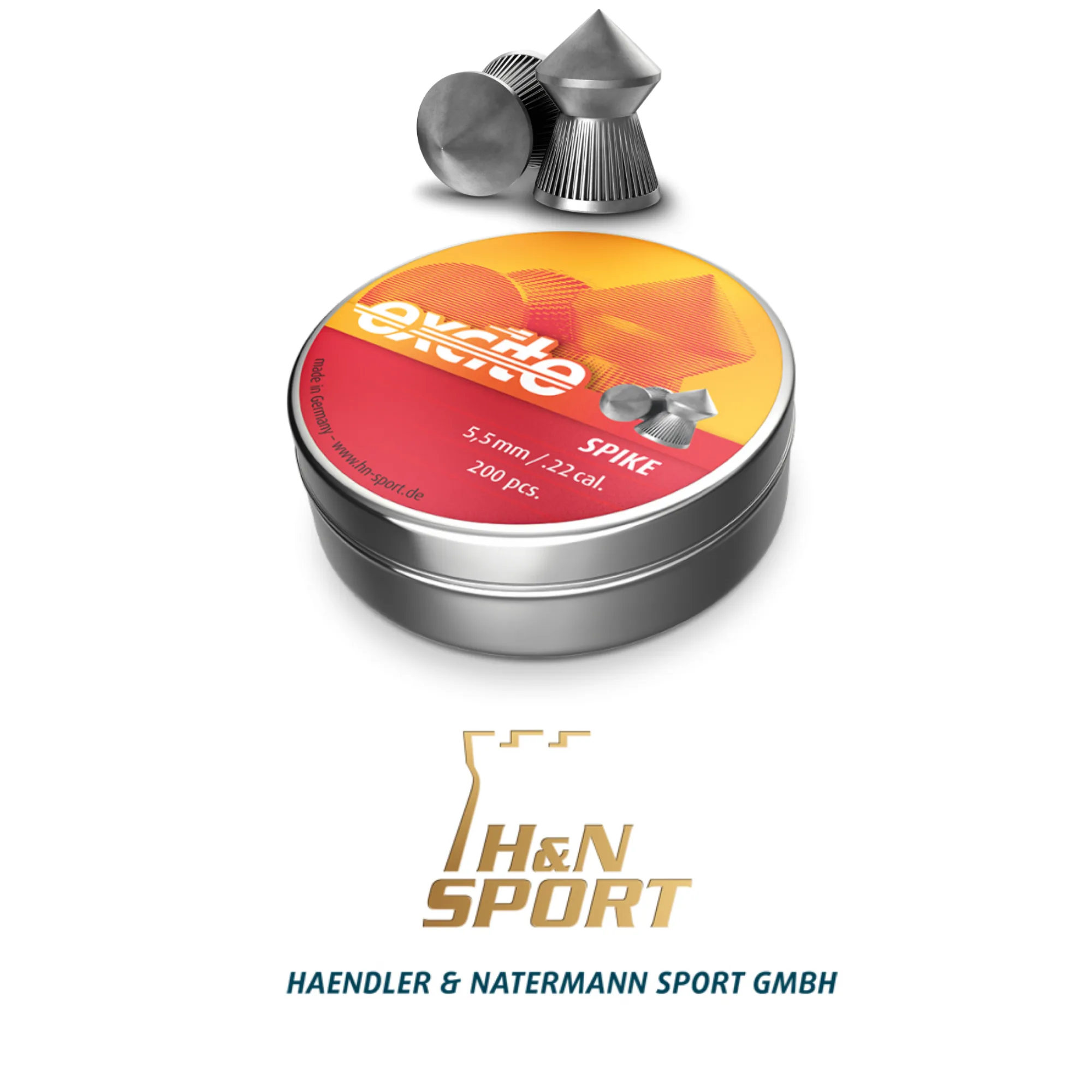 H&N Excite Spike 5.5 mm Saçma / 200 Adet