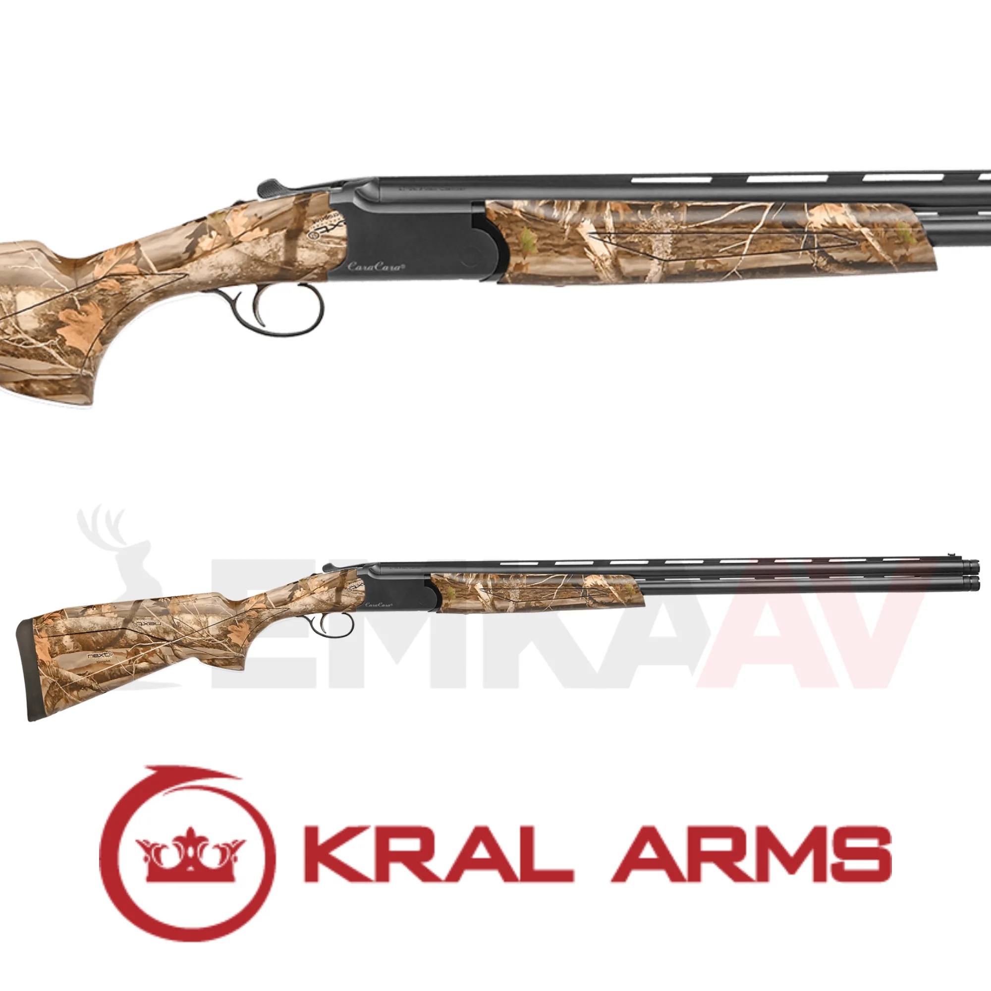 Kral Arms Caracara Sentetik Yarı Camo Süperpoze Av Tüfeği (CSHC-0001 - EJEKTÖRLÜ)